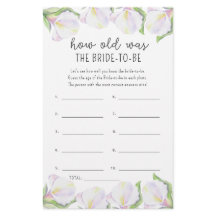 Calla bloemen - Hoe oud was de bruid om te zijn