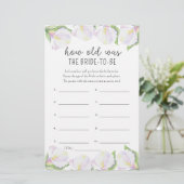 Calla bloemen - Hoe oud was de bruid om te zijn (Staand voorkant)