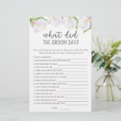 Calla bloemen - Wat zei de bruidegom bruidsspel (Staand voorkant)