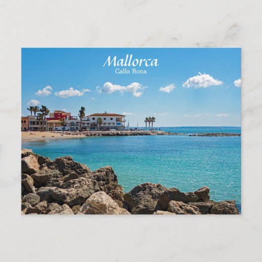 Calla Bona Mallorca Briefkaart (Voorkant)