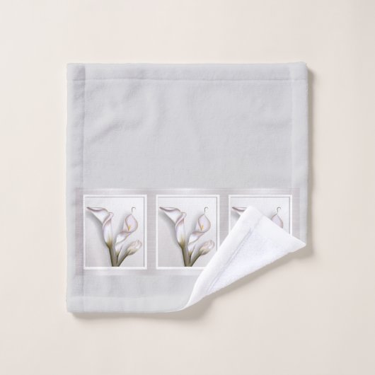 Calla Bouquet Bad Handdoek (Wasdoekje)