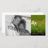 Calla Dank u Bedankkaart (Voorkant / Achterkant)