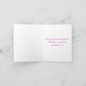 Calla de lelie dankt u kaardt bedankkaart (Binnen)