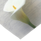 Calla de leuf op het handschrift Table Runner Korte Tafelloper (Hoek)