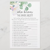 Calla en eucalypt - Wie weet de bruid beste spel (Voorkant)