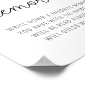 Calla flower - Herinneringen aan het bruid poster (Hoek)