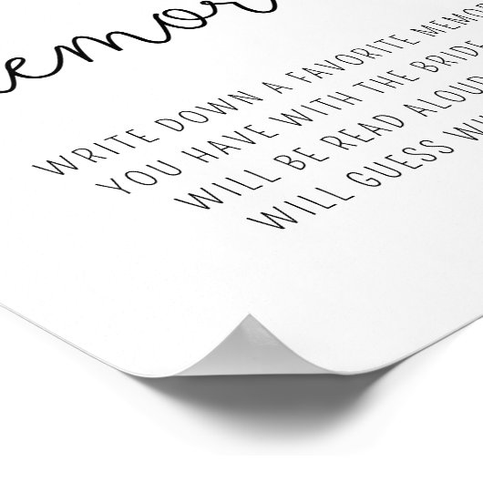 Calla flower - Herinneringen aan het bruid poster (Hoek)