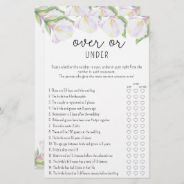 Calla flower - Over of Onder vrijgezellenfeest spe