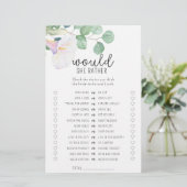 Calla flower - Wil ze liever vrijgezellenfeest spe (Staand voorkant)