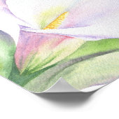 Calla Flowers - Vrijgezellenfeest Welkomstbord Poster (Hoek)