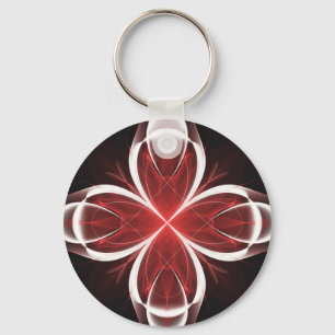 Calla Fractal Versie 2 Sleutelhanger