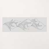 Calla〜GrayLine〜 Yogamat (Achterkant (horizontaal))