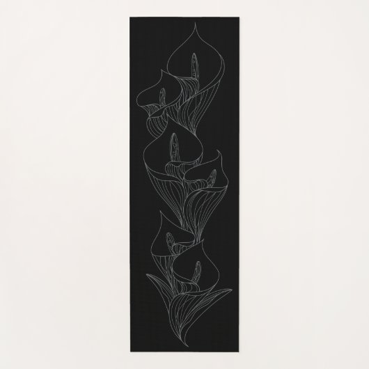 Calla〜GrayLine〜 Yogamat (Voorkant)