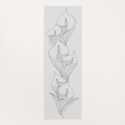 Calla〜GrayLine〜 Yogamat (Achterkant)