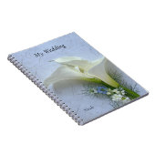 Calla heeft betrekking op nigella en stambloemen notitieboek (Rechterzijde)