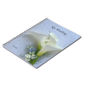 Calla heeft betrekking op nigella en stambloemen notitieboek (Linkerzijde)