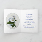 Calla het Jubileum van Lilly voor Zuster Kaart (Binnen)