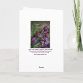 Calla het Moederdag ArtCard van Lelies Kaart (Achterkant)