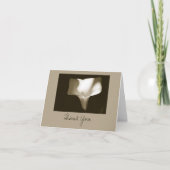 Calla het Schilderen van Lilly - dank u Bedankkaart (Voorkant)