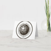 Calla het Wenskaart van de Lelie Kaart (Achterkant)