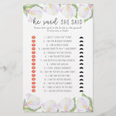 Calla - Hij zei dat ze vrijgezellenfeest spel zei (Voorkant)