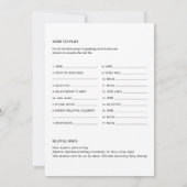 CALLA Honey Bee Baby shower Libs Game Kaart (Achterkant)