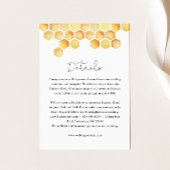 CALLA Honey Bee Details Informatiekaartje