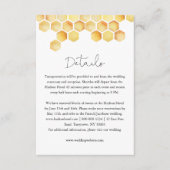 CALLA Honey Bee Details Informatiekaartje (Voorkant)