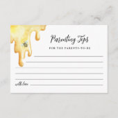 CALLA Honey Bee Ouderschap Tips Advies Kaart (Voorkant)