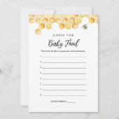 CALLA Honey Bee Raad de Baby Food Game Kaart (Voorkant)