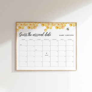 CALLA Honey Bee raden de aankomstdatum spel 16x20 Poster