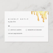 CALLA Honey Bee RSVP-kaart Informatiekaartje (Voorkant)