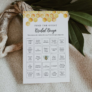 CALLA Honeycomb Vind de Gast Bruids Bingo Game