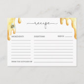 CALLA honing bijenrecept Informatiekaartje (Voorkant)