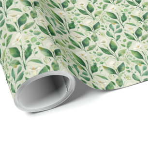 Calla lelie botanisch groen bloemendecoratie cadea cadeaupapier