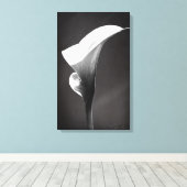 Calla lelie canvas print (Insitu (Houten vloer))