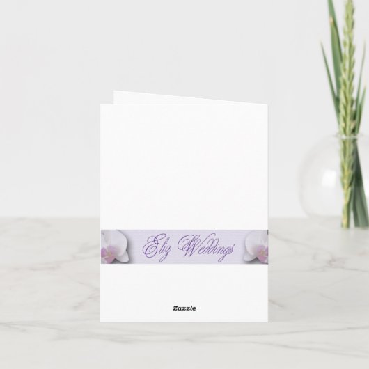 Calla lelie dankkaart bedankkaart (Achterkant)