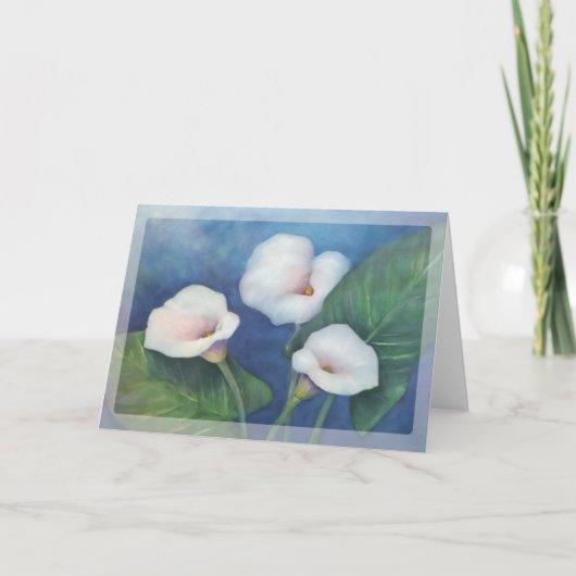 Calla Lelie Notecard Kaart (Voorkant)