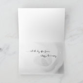 Calla lelie onze herdenking kaart (Binnen)