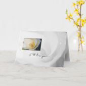 Calla lelie onze herdenking kaart (Gele Bloem)