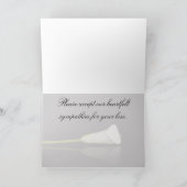 Calla lelie sympathiekaart kaart (Binnen)