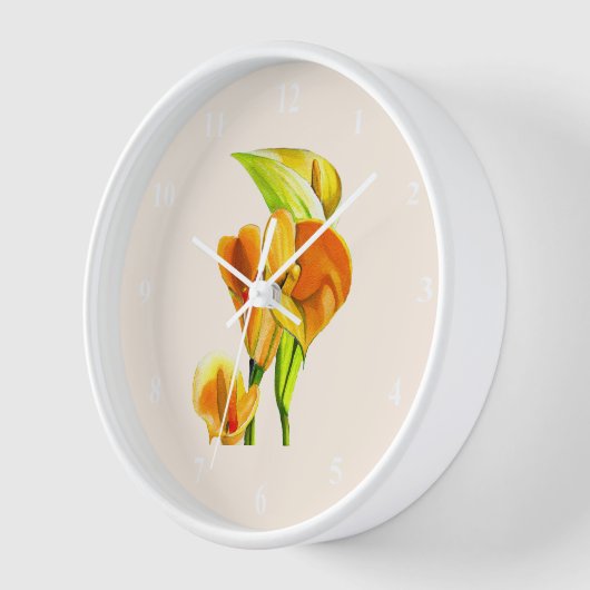 Calla lelie waterverf bloemkunst (Hoek)