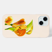 Calla lelie waterverf bloemkunst Case-Mate iPhone case (Achterkant (horizontaal))