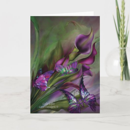 Calla Lelies ArtCard Kaart (Voorkant)