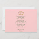 Calla lelies bruiloft uitnodiging elegant (Achterkant)