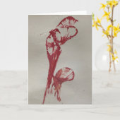 Calla Lelies Kaart (Gele Bloem)