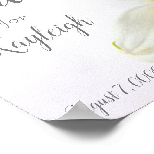 Calla lelies overhead close-up poster (Hoek)