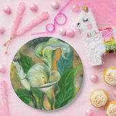 Calla Lelies Papier Borden Papieren Bordje (Feest)