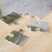 Calla leugens op getextureerde achtergrondvormgevi legpuzzel (Zijkant)