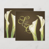 Calla leugens over uitnodigingen voor het koffiehu (Voorkant / Achterkant)